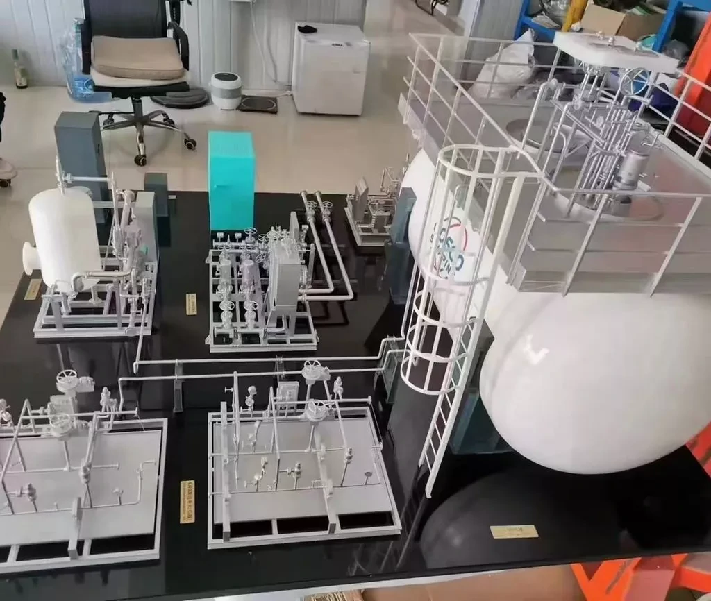 Custom Exhibition Models for the Petrochemical Industry
