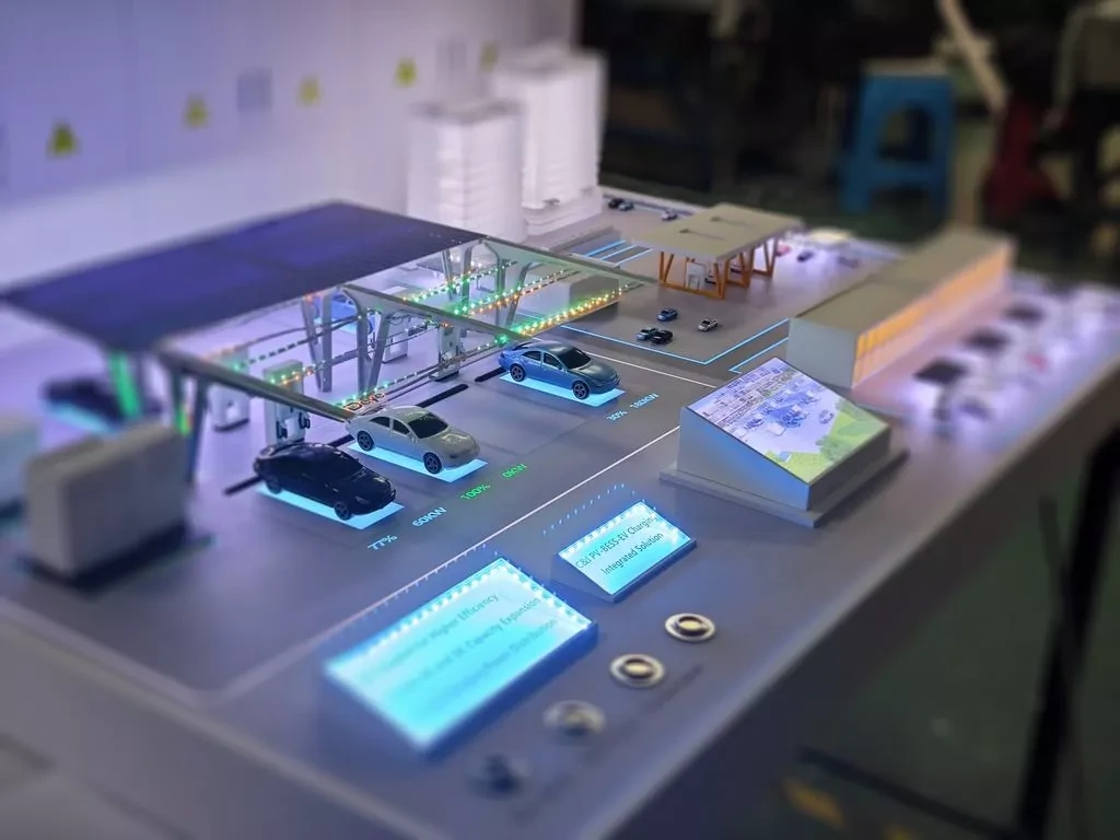 EV Charging Station Scale Models | Custom New Energy Display Models