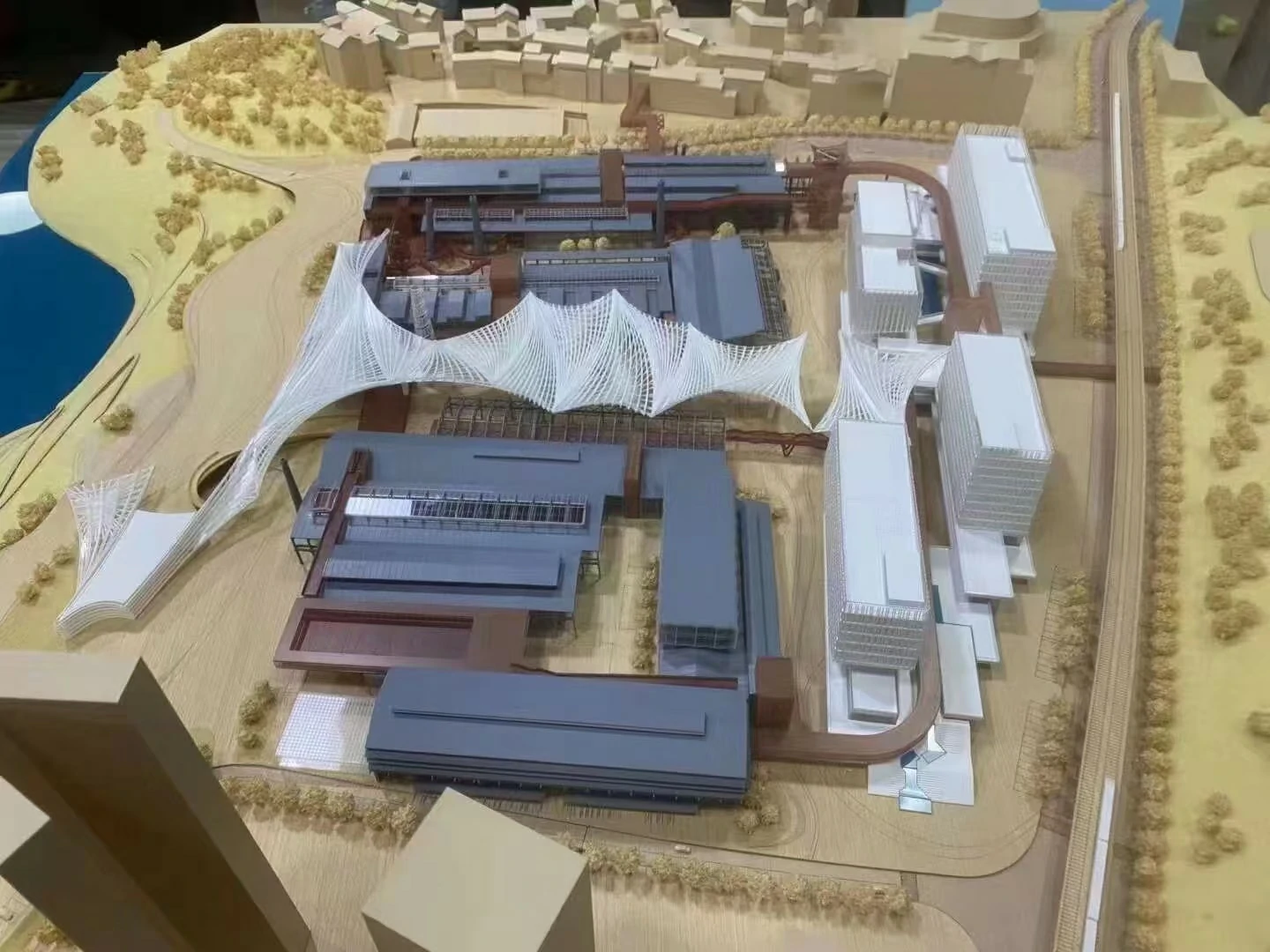 Architectural Scale Model for Temple