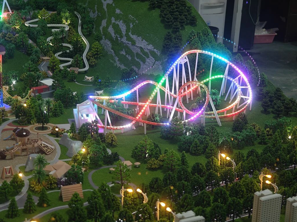 Custom Urban Planning Models with Lighting