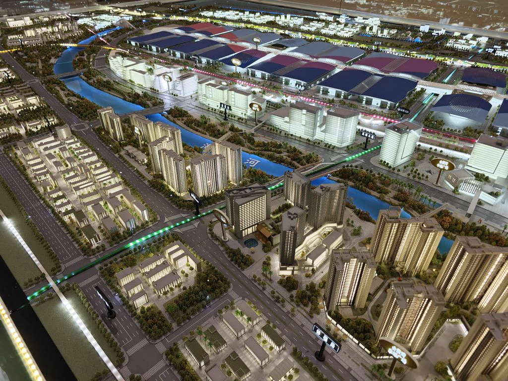 3D Scale Model of Industrial Equipment