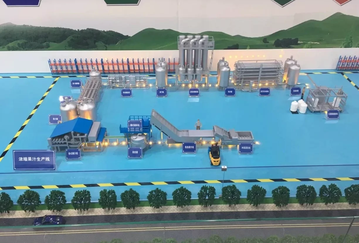 Beverage Production Line Scale Model Manufacturer