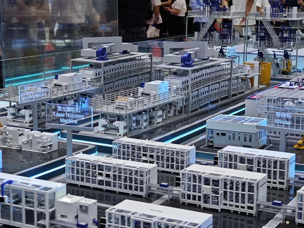 Custom Battery Production Line Scale Model Manufacturer