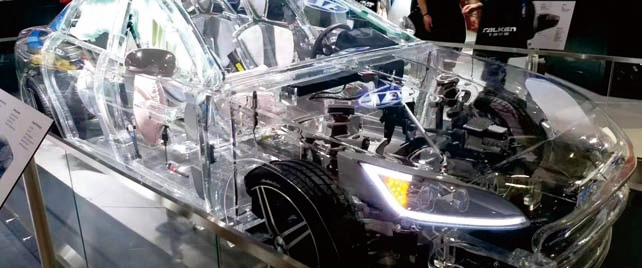 racing car scale model case